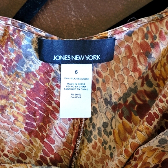Jones of New York silk top size 6 - Picture 1 of 5
